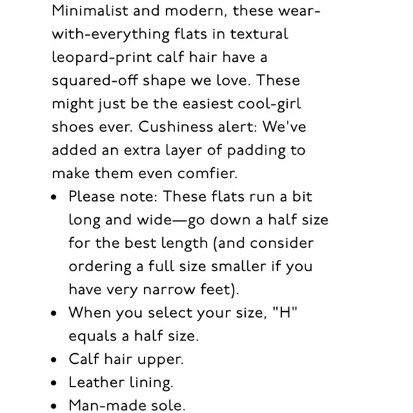 Madewell Cory Flat Leopard Print Calf Hair Sz 8.5 - Picture 11 of 12